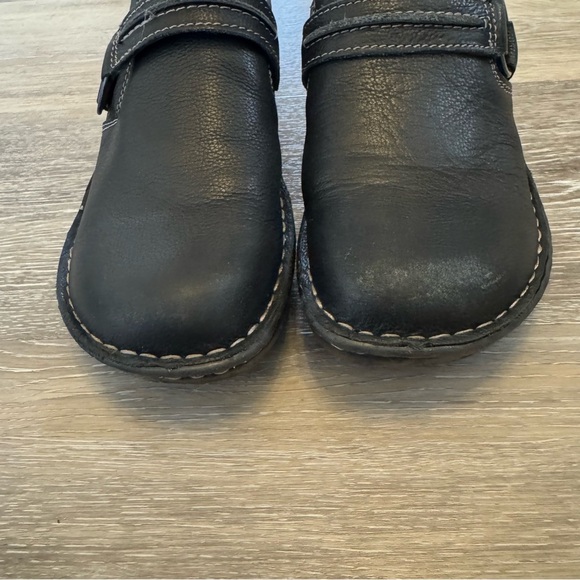B.O.C Born Concepts Clogs Women's 8.5M Black Leather Slip-On Comfort Quality EUC - Picture 7 of 10